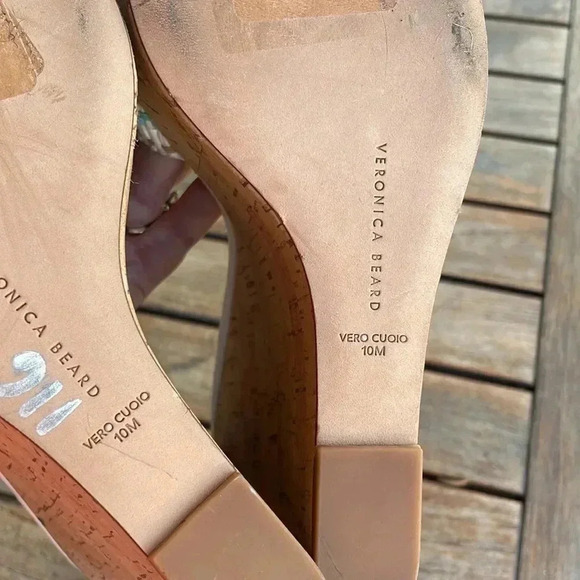 Veronica Beard Dali Woven Wedge Sandals - Picture 8 of 8